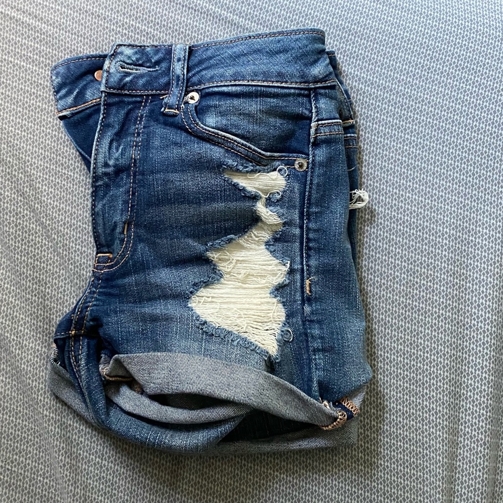 American Eagle High Rise Jean Shorts